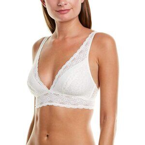 Wacoal Halo Lace Wire Free Bralette Bra 811205 Ivory Size 30 NWT